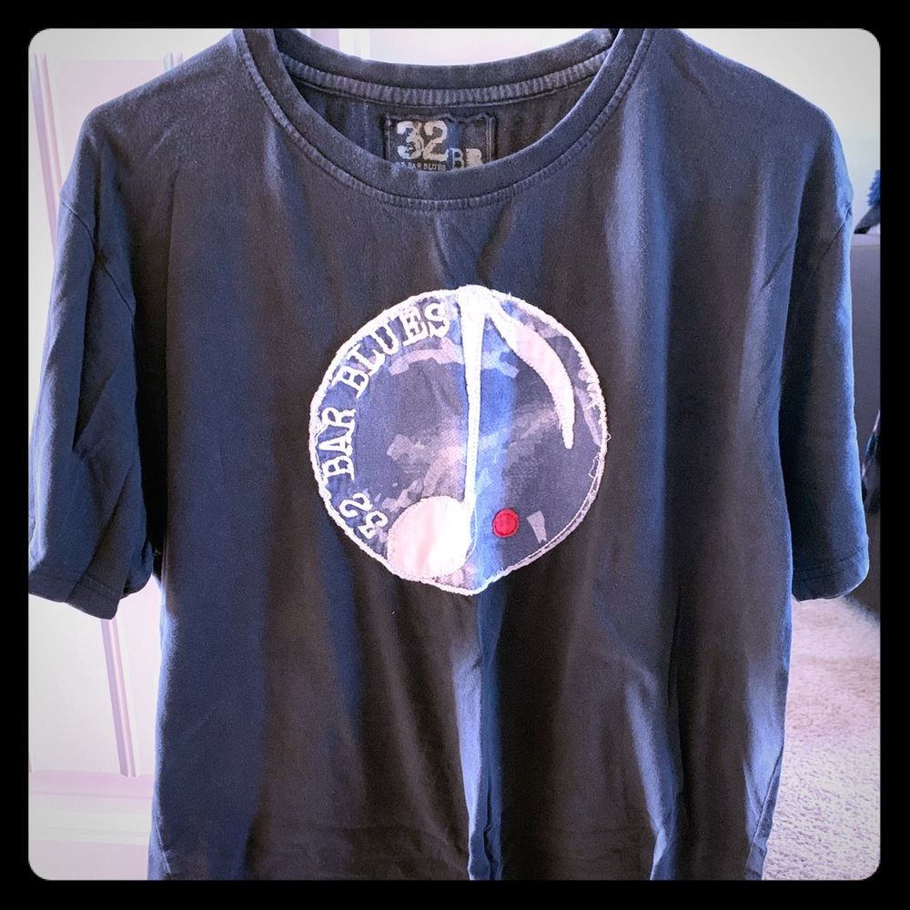 Mens Large 32 bar blues vintage t-shirt